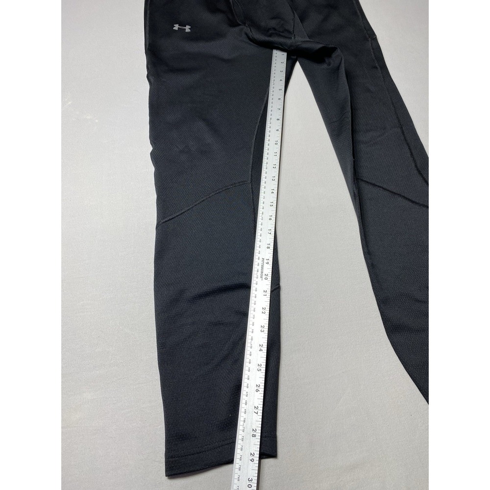 Under Armour Men's XL ColdGear Black Thermal Base Layer Running Tights - Picture 3 of 7